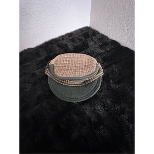 Baabaazuzu Cadet Cap Women's Tweed Wool Newsboy Hat Houndstooth OS